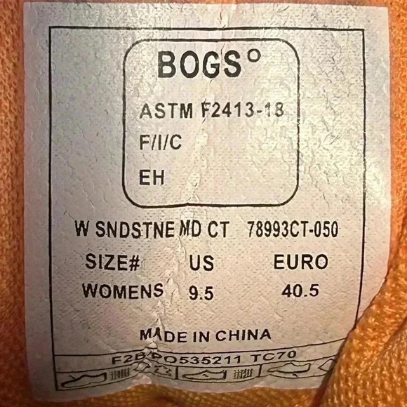 Bogs Sandstone Low CT Sneaker Womens 9.5 Gray Orange Lace Up Ankle Boots Shoes - Picture 9 of 10